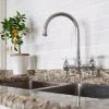 2nd image of Faucet Cross-Arm Handle in White