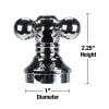 3rd image of Faucet Cross-Arm Handle in Chrome (2-Pack)