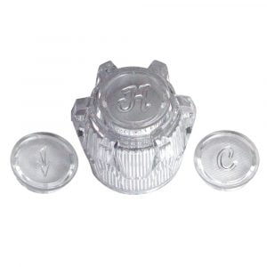 Faucet Handle for Phoenix in Clear Acrylic Faucet Handle for Phoenix in Clear Acrylic