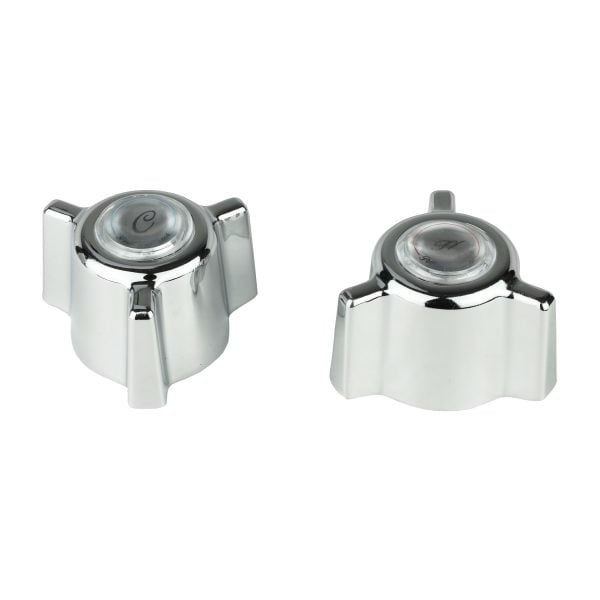 Direct-Fit Cross Canopy Handles in Chrome
