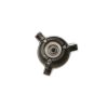 2nd image of Direct-Fit Cross Canopy Diverter Handle in Chrome