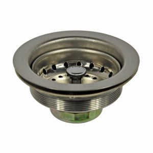 3-1/2 in. Metal Basket Strainer Assembly in Stainless Steel (Case of 10)