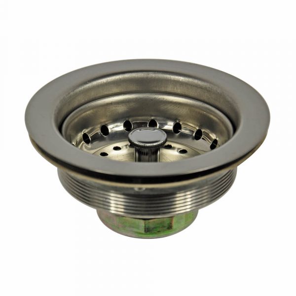 3-1/2 in. Metal Basket Strainer Assembly in Stainless Steel (Case of 10)