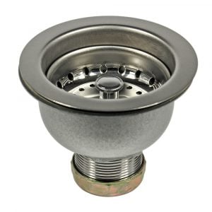 3-1/2 in. Basket Strainer Assembly in Stainless Steel (Case of 10)