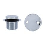 6th image of Touch-Toe Tub Drain Kit with Chrome Trim