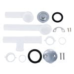 5th image of Twist and Turn Tub Drain Kit with Chrome Trim
