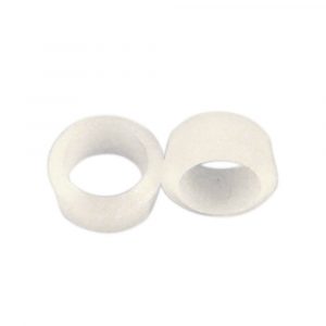1/4 in. O.D. White Plastic Sleeve (1 per Bag)