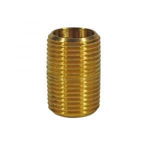 3/8 in. Male Pipe x Close Length Nipple