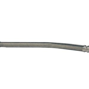 3/4 in. MIP x 3/4 in. FIP x 18 in. LGTH Stainless Steel Water Heater Supply Line Hose