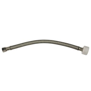 3/8 in. Flare x 7/8 in. Ballcock x 12 in. LGTH Stainless Steel Toilet Supply Line Hose 3/8 in. Flare x 7/8 in. Ballcock x 12 in. LGTH Stainless Steel Toilet Supply Line Hose
