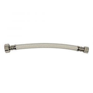 3/8 in. Comp. x 1/2 in. FIP x 9 in. LGTH Vinyl Faucet Supply Line Hose 3/8 in. Comp. x 1/2 in. FIP x 9 in. LGTH Vinyl Faucet Supply Line Hose