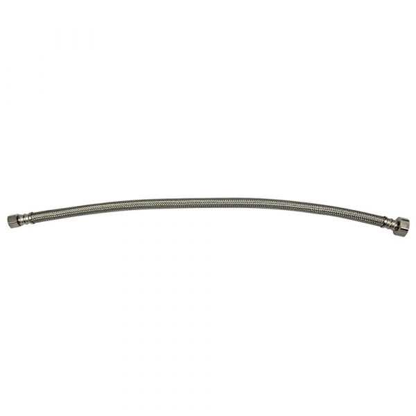 3/8 in. Comp. x 1/2 in. FIP. x 20 in. LGTH Stainless Steel Faucet Supply Line Hose