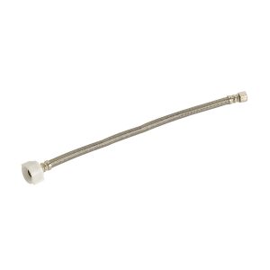 3/8 in. Comp. x 7/8 in. Ballcock x 16 in. LGTH Stainless Steel Toilet Supply Line Hose 3/8 in. Comp. x 7/8 in. Ballcock x 16 in. LGTH Stainless Steel Toilet Supply Line Hose