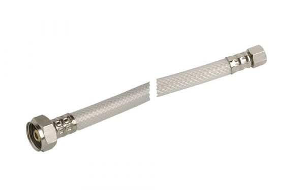 3/8 in. Comp. x 1/2 in. FIP x 20 in. LGTH Vinyl Faucet Supply Line Hose