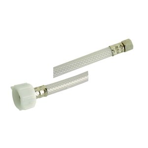 3/8 in. Comp. x 7/8 in. Ballcock Nut x 9 in. LGTH Vinyl Toilet Supply Line Hose 3/8 in. Comp. x 7/8 in. Ballcock Nut x 9 in. LGTH Vinyl Toilet Supply Line Hose