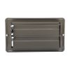 5th image of 4 in. x 8 in. Steel Floor Register with 7/8 in. Drop in Brown