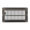 6th image of 4 in. x 8 in. Steel Floor Register with 7/8 in. Drop in Brown