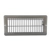 4th image of 4 in. x 10 in. Steel Floor Register with 7/8 in. Drop in Brown