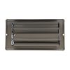 5th image of 4 in. x 8 in. Steel Floor Register with 1-5/16 in. Drop in Brown