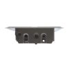 9th image of 4 in. x 8 in. Steel Floor Register with 1-5/16 in. Drop in Brown