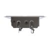 10th image of 4 in. x 8 in. Steel Floor Register with 1-5/16 in. Drop in Brown