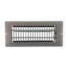 4th image of 4 in. x 10 in. Steel Floor Register with 1-5/16 in. Drop in Brown