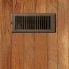 1st image of 4 in. x 10 in. Steel Floor Register with 1-5/16 in. Drop in Brown