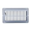 6th image of 4 in. x 8 in. Steel Floor Register with 7/8 in. Drop in White