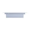 8th image of 4 in. x 8 in. Steel Floor Register with 7/8 in. Drop in White