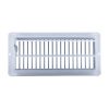 7th image of 4 in. x 10 in. Steel Floor Register with 7/8 in. Drop in White