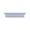 9th image of 4 in. x 10 in. Steel Floor Register with 7/8 in. Drop in White