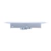 10th image of 4 in. x 10 in. Steel Floor Register with 7/8 in. Drop in White