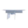11th image of 4 in. x 10 in. Steel Floor Register with 7/8 in. Drop in White