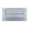 5th image of 4 in. x 8 in. Steel Floor Register with 1-5/16 in. Drop in White
