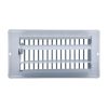 6th image of 4 in. x 8 in. Steel Floor Register with 1-5/16 in. Drop in White