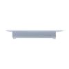 7th image of 4 in. x 8 in. Steel Floor Register with 1-5/16 in. Drop in White