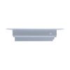 8th image of 4 in. x 8 in. Steel Floor Register with 1-5/16 in. Drop in White