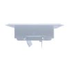 10th image of 4 in. x 8 in. Steel Floor Register with 1-5/16 in. Drop in White
