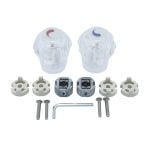 5th image of Universal Small Faucet Handles in Clear Acrylic