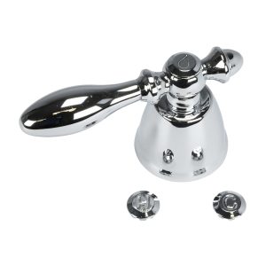 Universal Decorative Lever Faucet Handle in Chrome Universal Decorative Lever Faucet Handle in Chrome