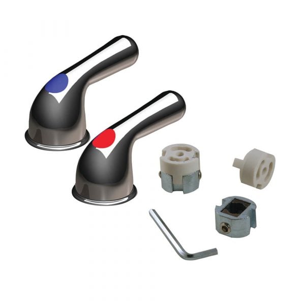Ergo Lever Handles in Chrome