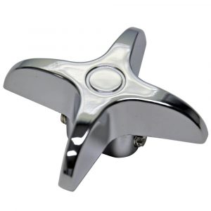 Universal Vise Grip Cross-Arm Diverter Handle in Chrome Universal Vise Grip Cross-Arm Diverter Handle in Chrome
