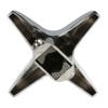 2nd image of Universal Vise Grip Cross-Arm Diverter Handle in Chrome