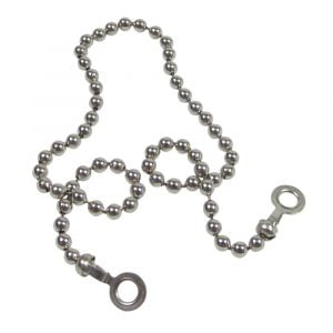 15 in. Stainless Steel Beaded Chain