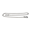 1st image of 15 in. Stainless Steel Beaded Chain