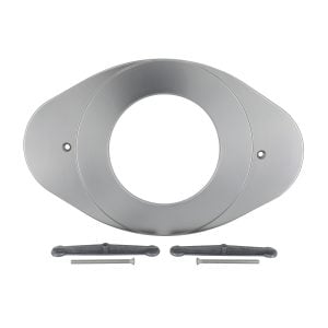 Single Lever Remodeling Cover in Brushed Nickel