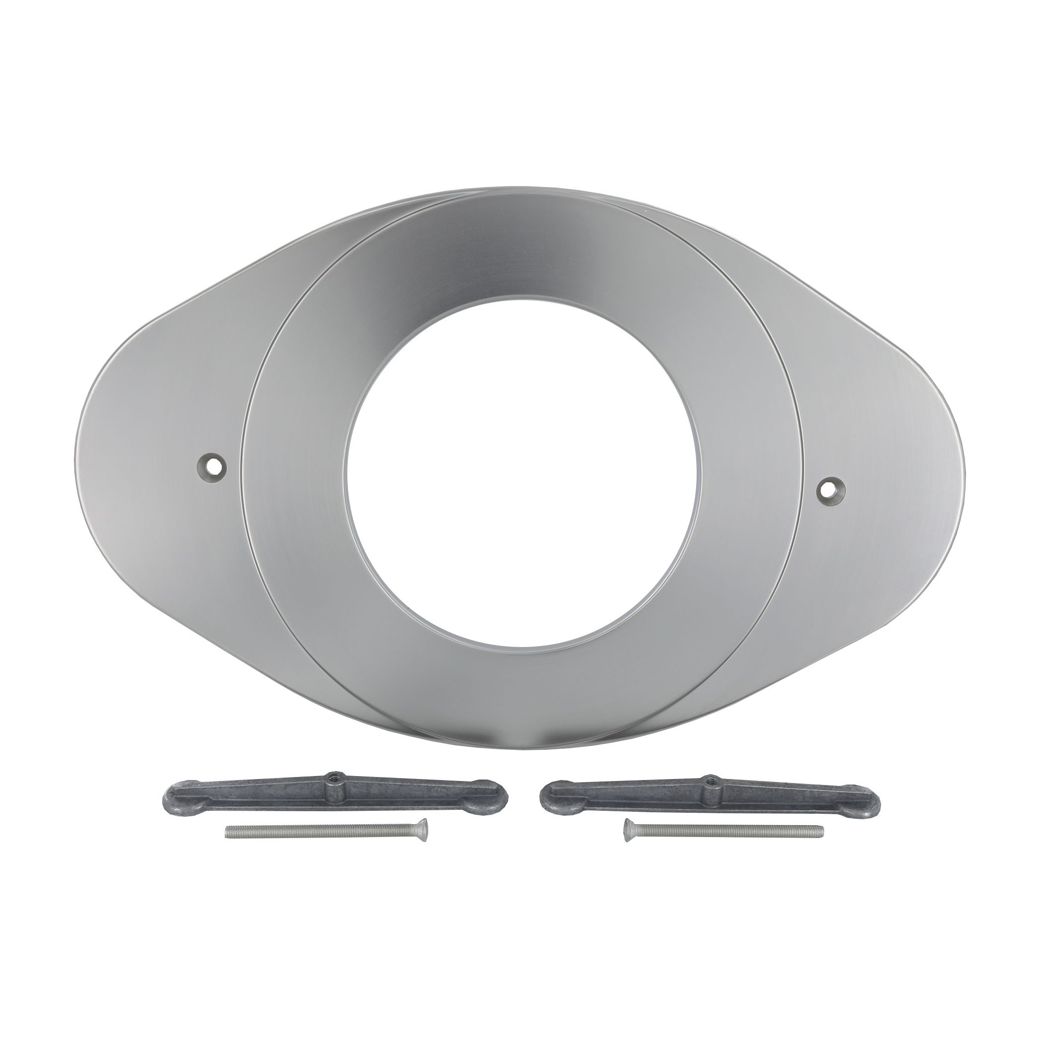 Single Lever Remodeling Cover in Brushed Nickel