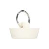 1st image of 1-1/4 in. Rubber Drain Stopper in White (1 per Card)