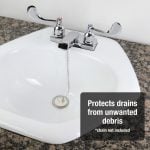 1st image of 1-1/2 in. Rubber Drain Stopper in White (1 per Card)