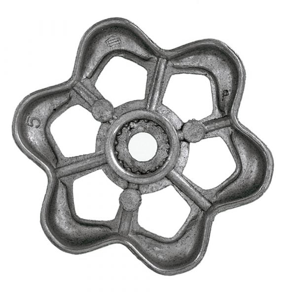 16 Pt. Round Broach Outdoor Faucet Wheel Handle